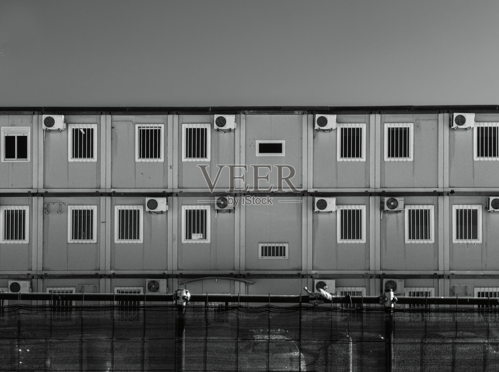 现代预制办公大楼照片摄影图片