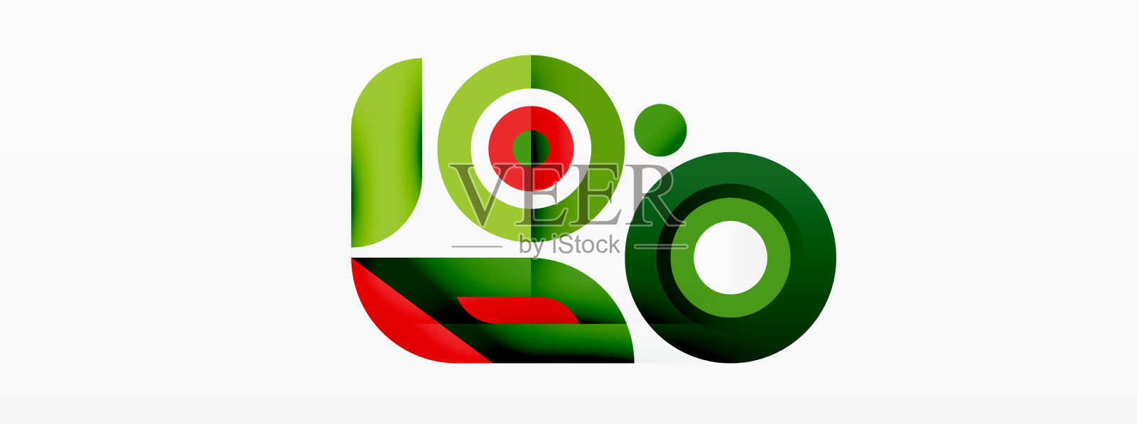 抽象圆形背景极简插画图片素材