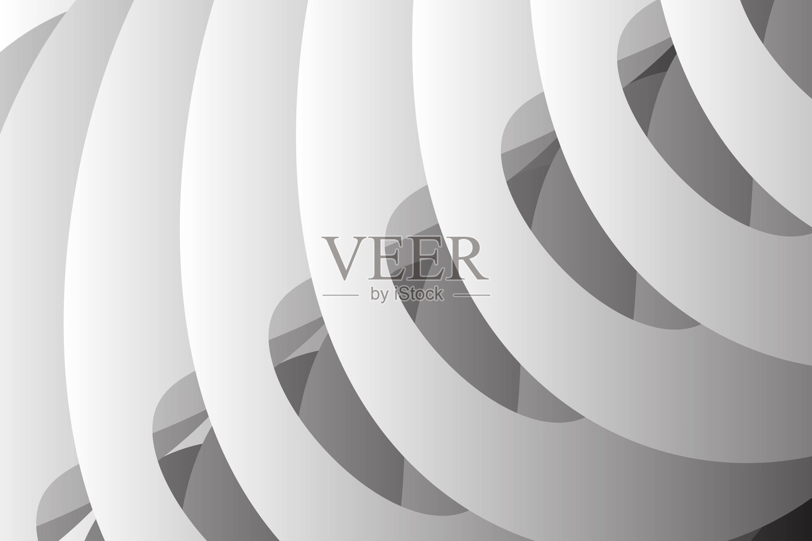 灰色波浪剪纸抽象背景插画图片素材