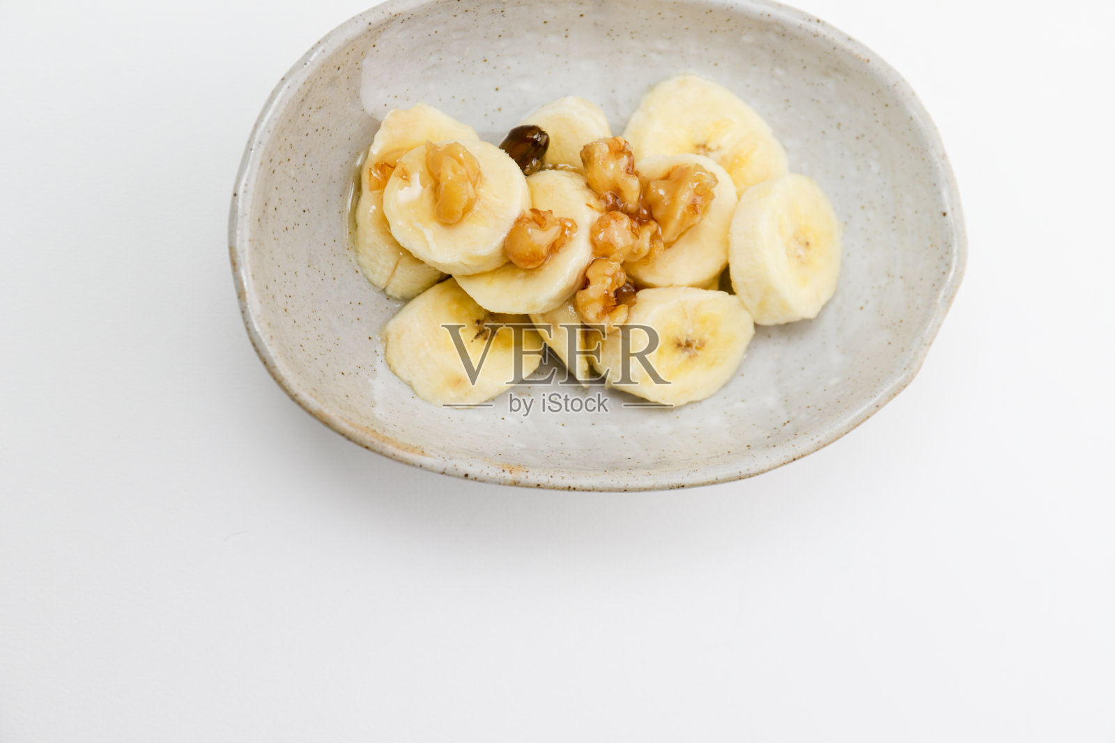 香蕉蜂蜜照片摄影图片