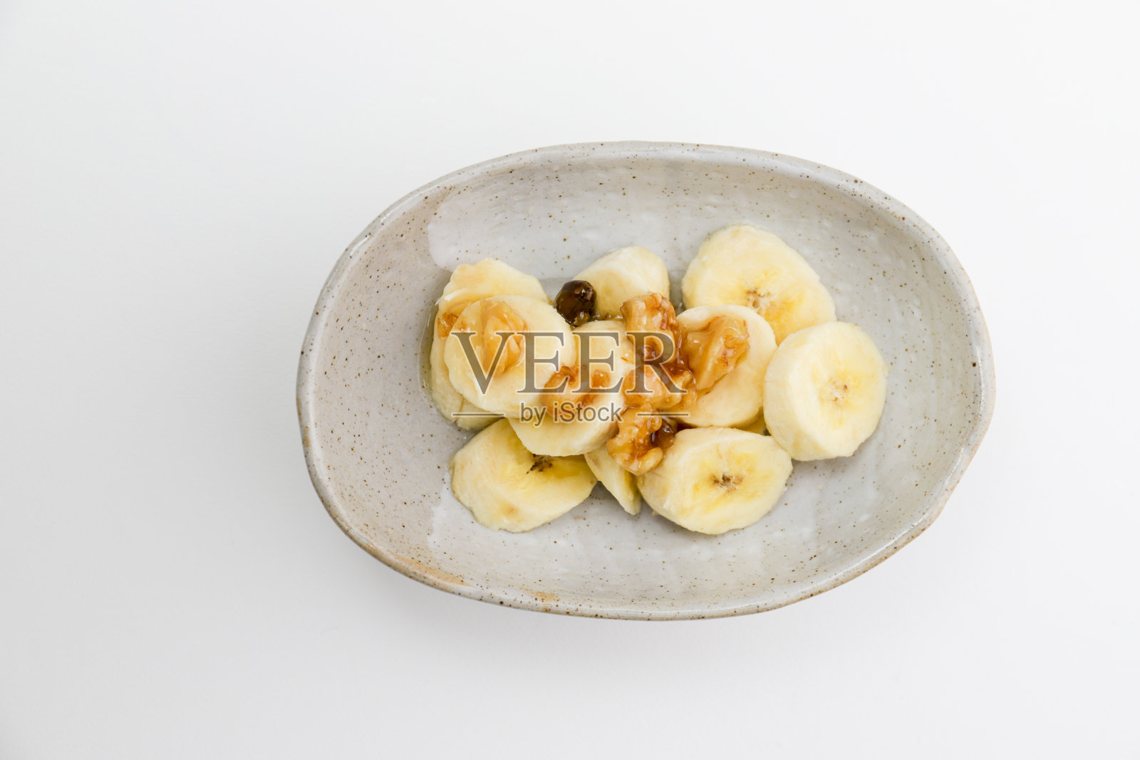 香蕉蜂蜜照片摄影图片