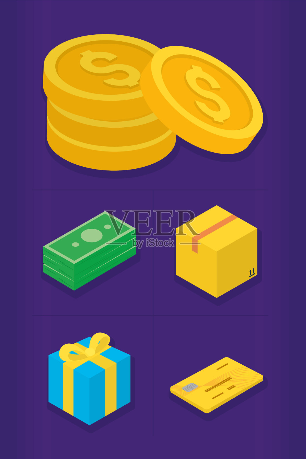 货币和商业套装插画图片素材