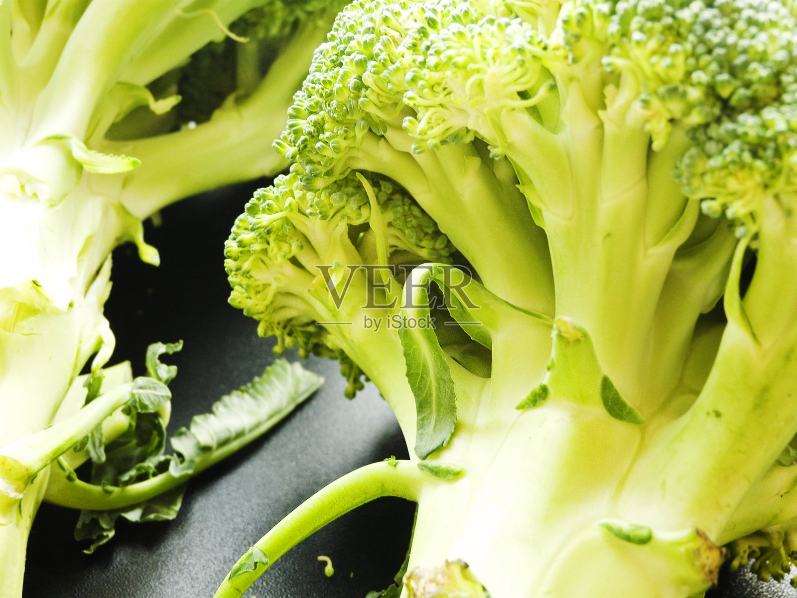 西兰花卷心菜特写镜头照片摄影图片