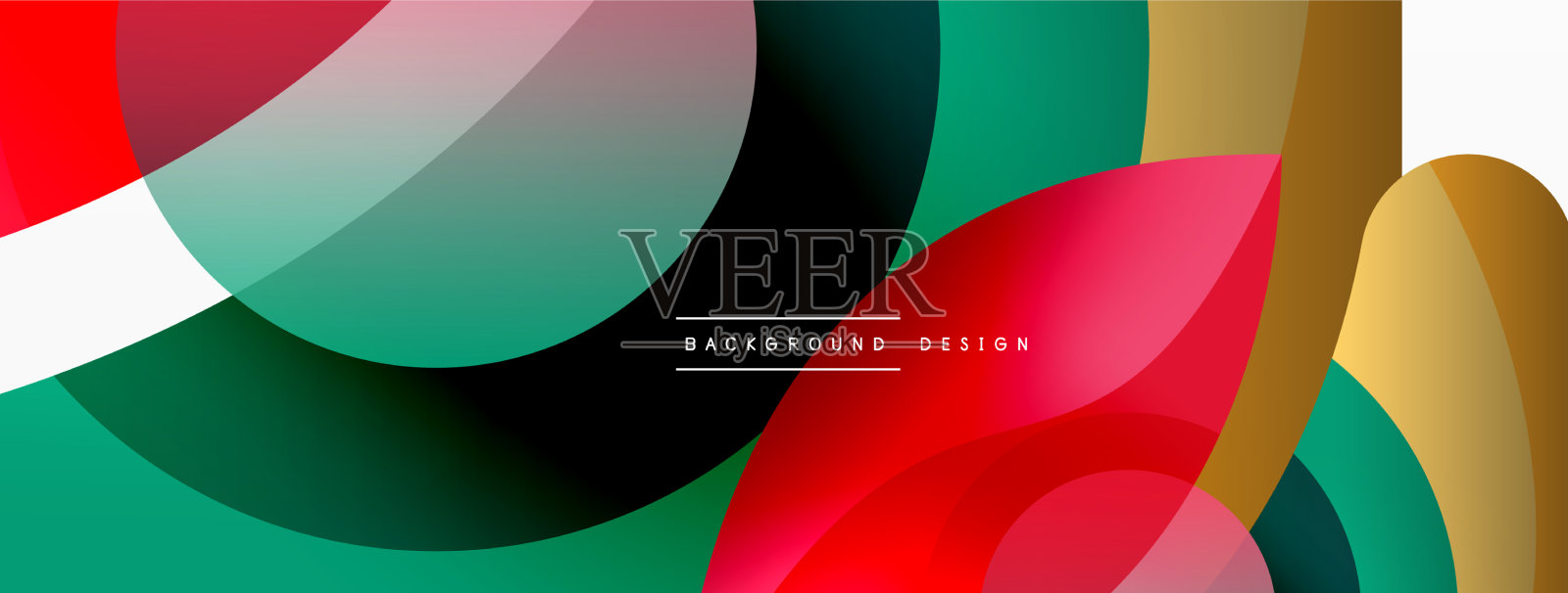 抽象背景与颜色几何形状插画图片素材