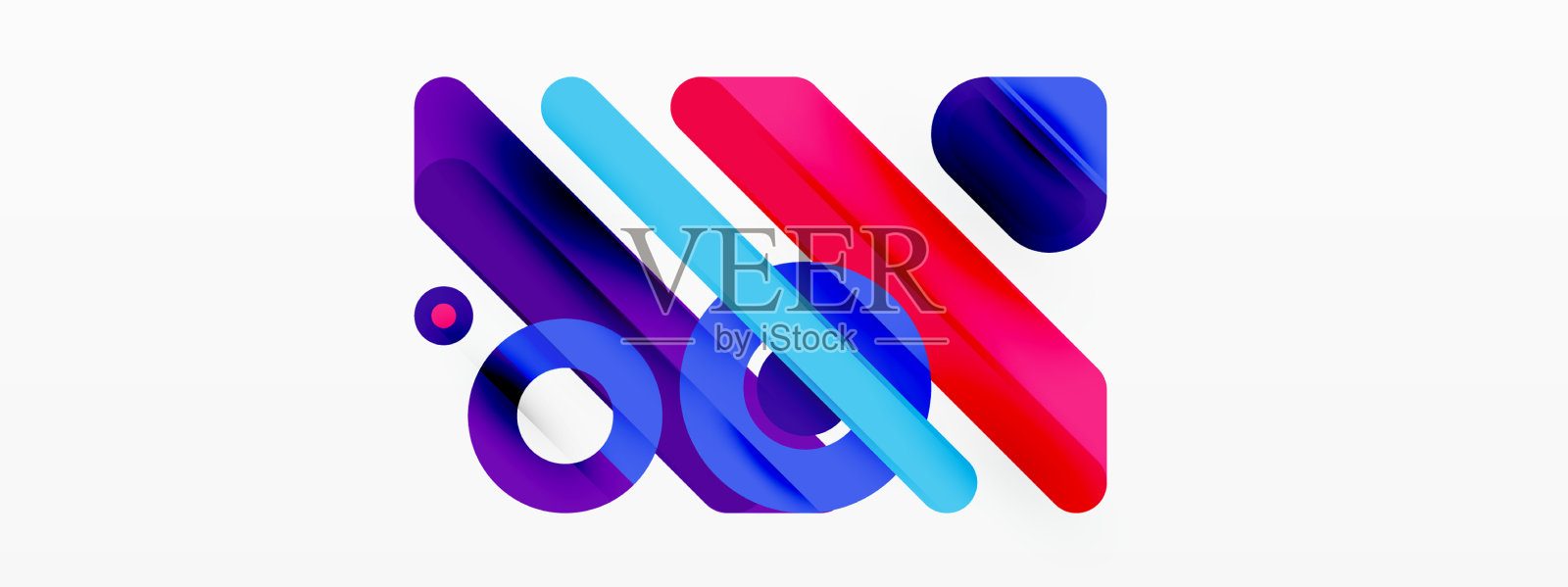 创意几何壁纸最小的线条和插画图片素材