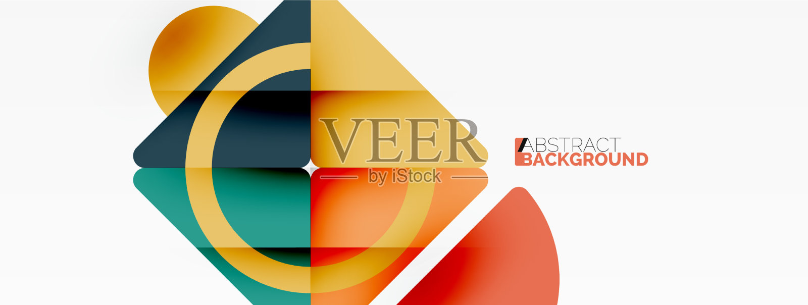 创意几何壁纸最小抽象插画图片素材