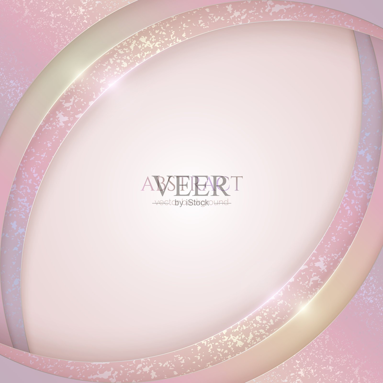 抽象闪亮豪华剪纸背景与金线，点和复制空间。优雅的分层现代模板与轻软柔和的梯度和社会媒体和横幅全息效果插画图片素材