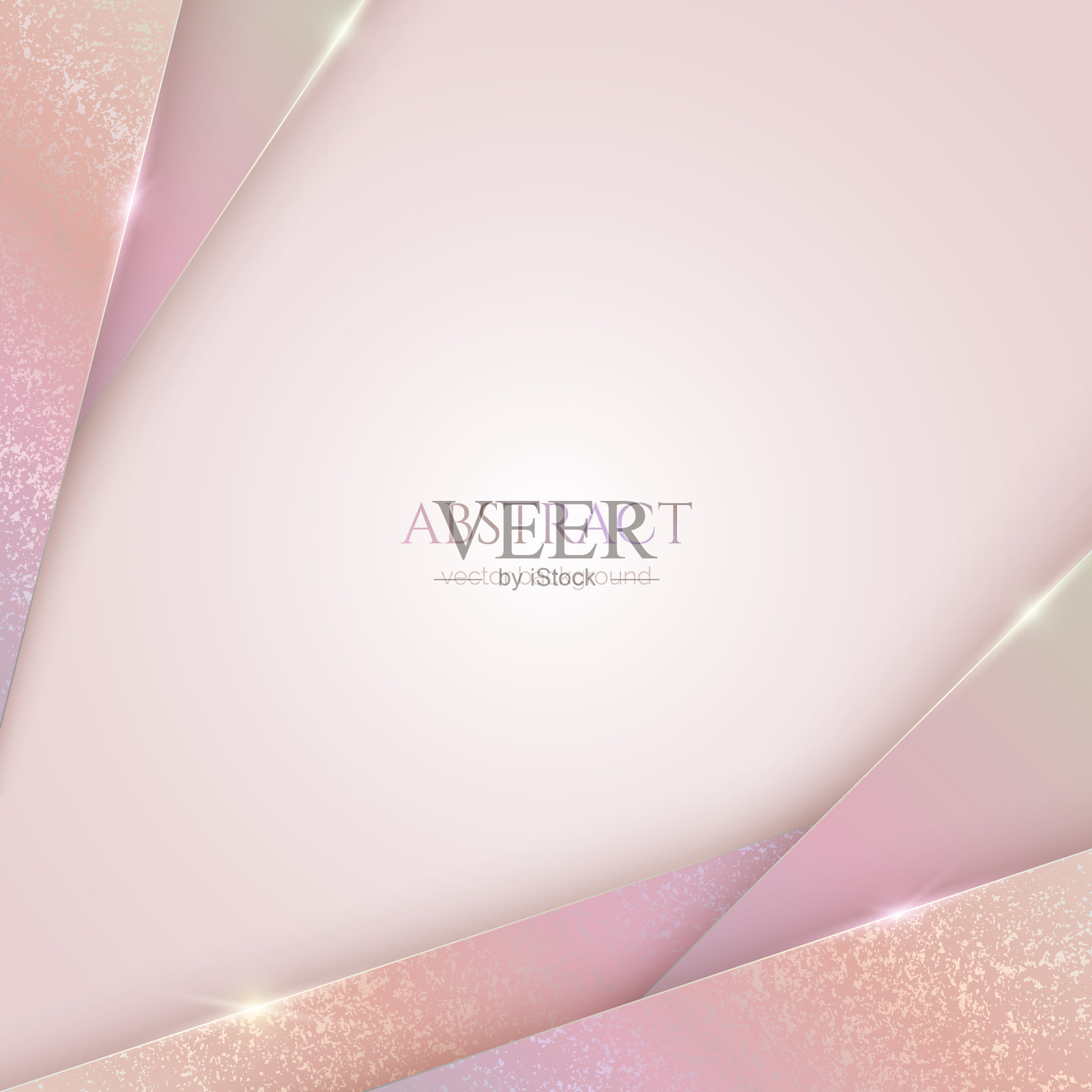 抽象闪亮奢华的背景与金色线条，斑点和复制空间。优雅的分层现代模板与轻软柔和的梯度，闪光和社会媒体，封面，横幅全息效果插画图片素材