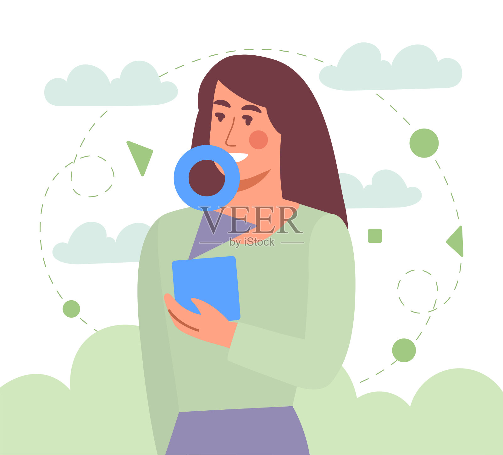 和谐和平衡插画图片素材