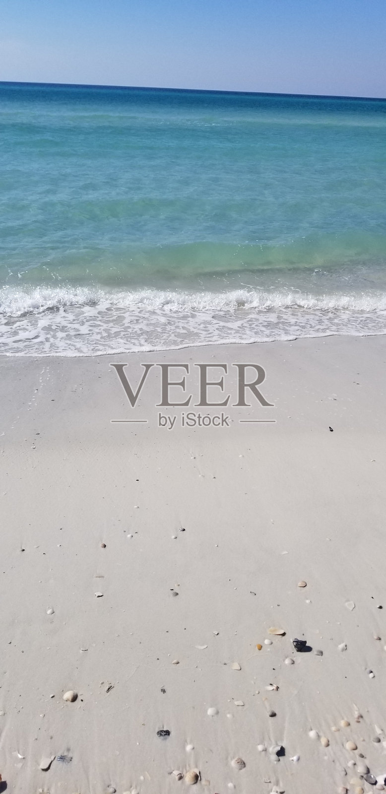 阳光明媚的佛罗里达海滩照片摄影图片