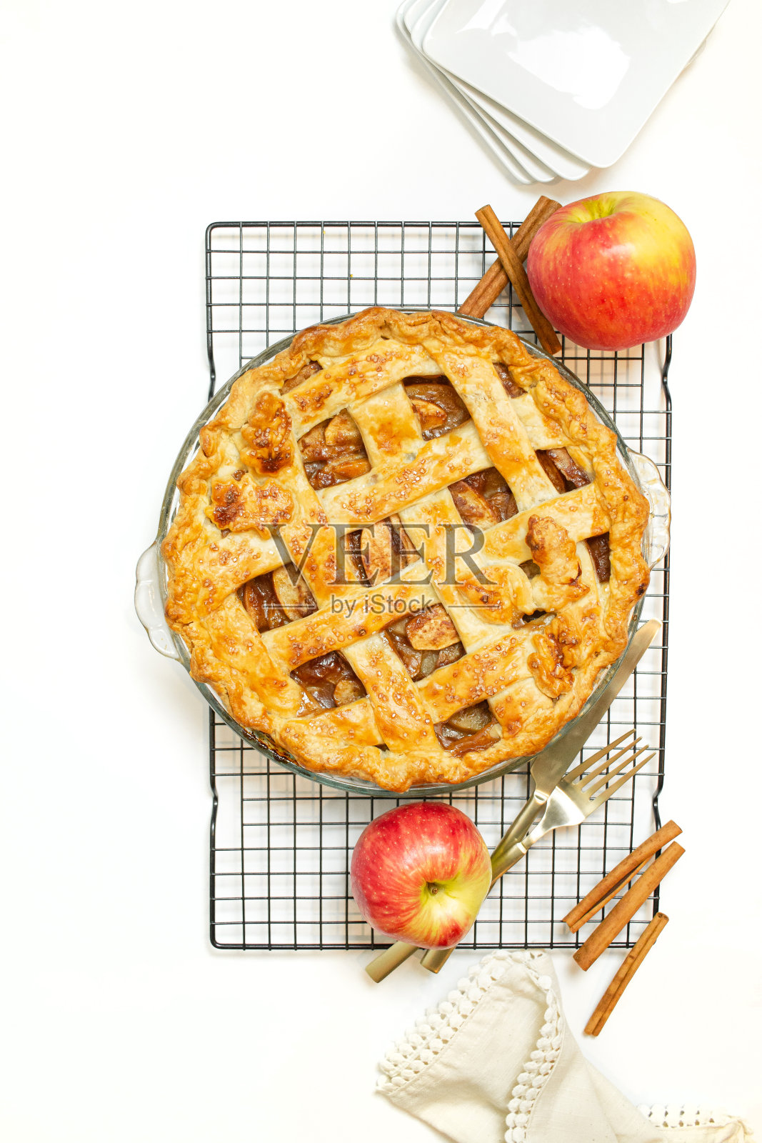 自制苹果派照片摄影图片
