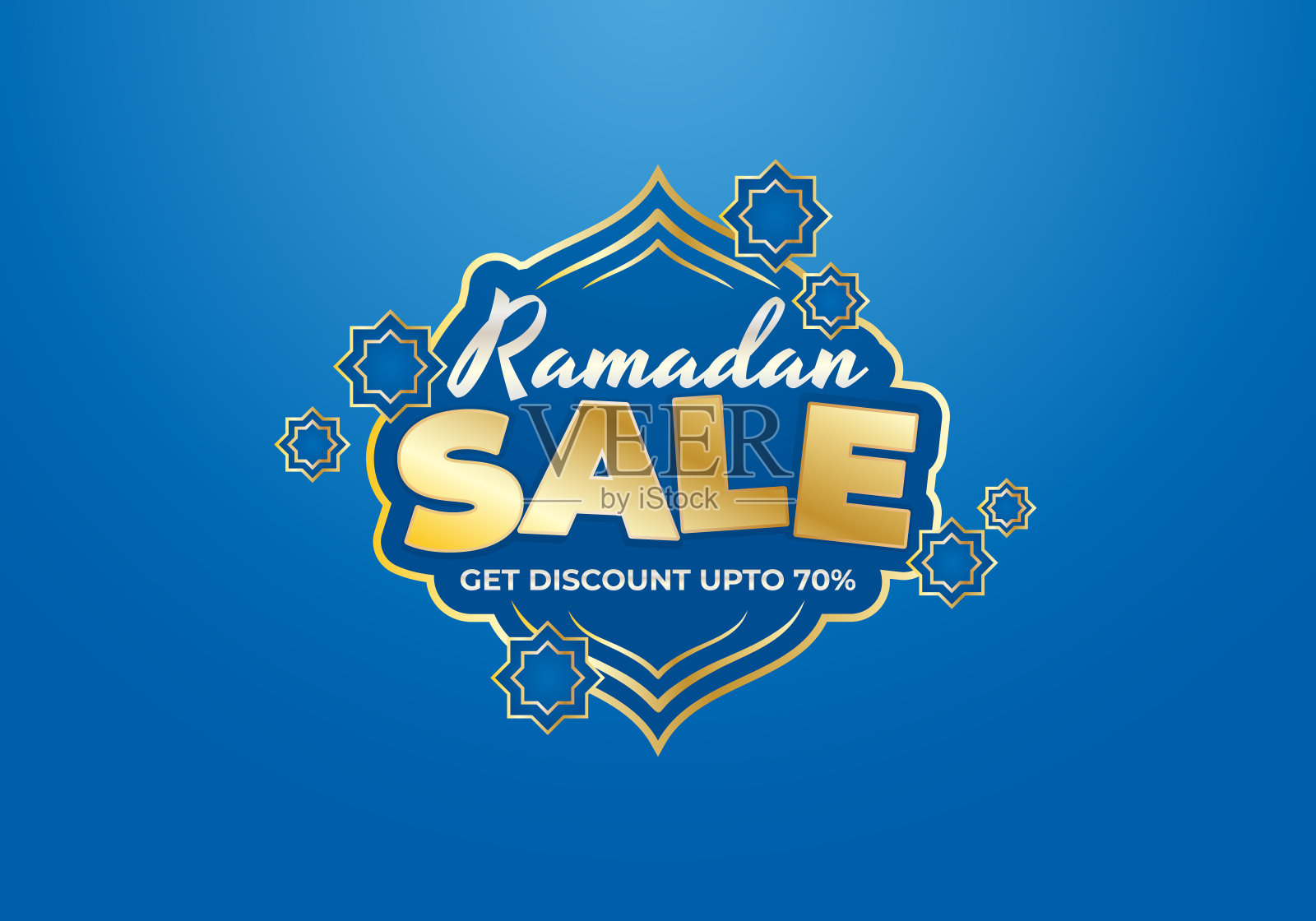 斋月促销横幅插画图片素材