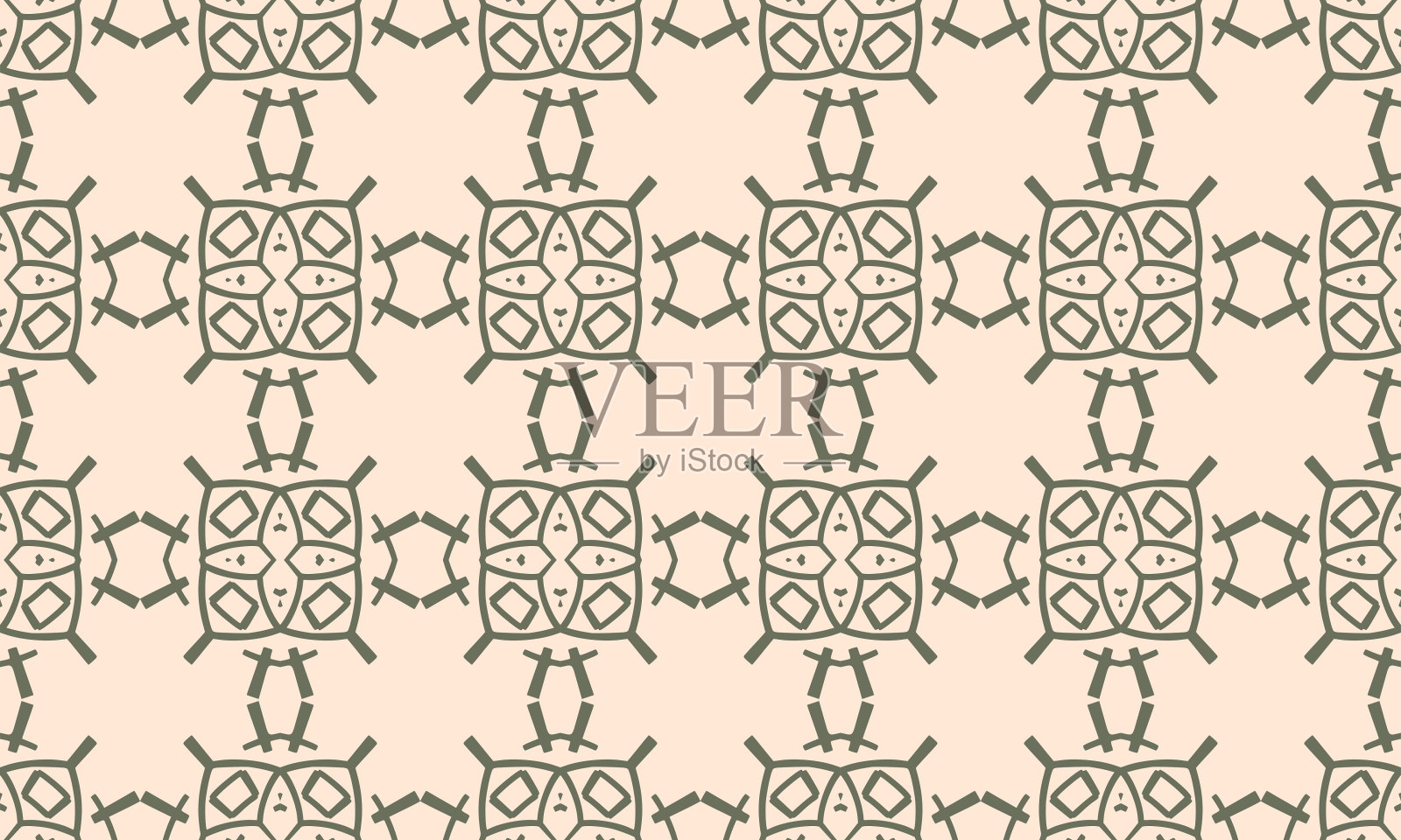 几何装饰风格的抽象背景纹理。几何无缝模式插画图片素材