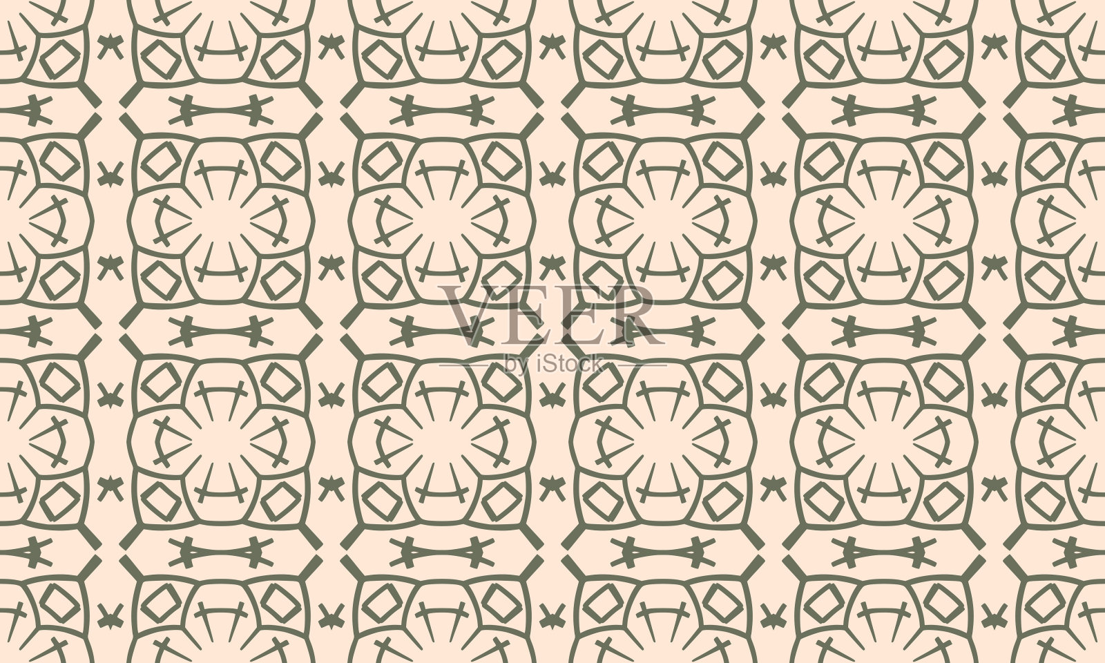 几何装饰风格的抽象背景纹理。几何无缝模式插画图片素材