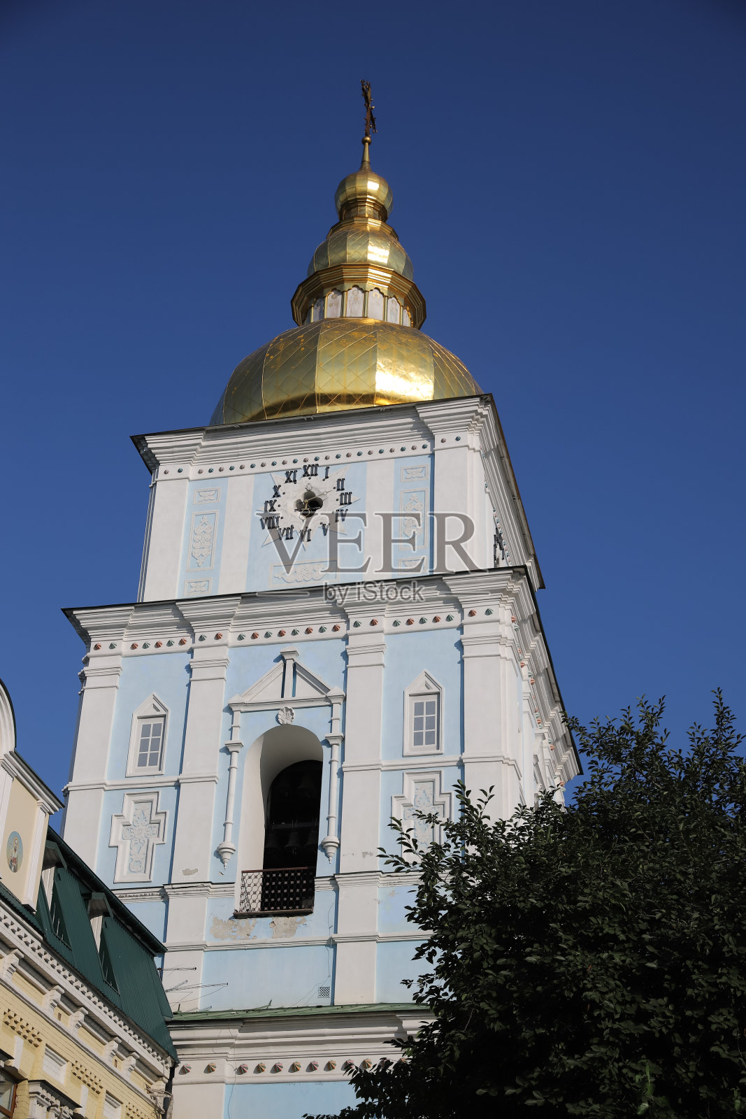 乌克兰基辅的圣迈克尔金色穹顶修道院照片摄影图片