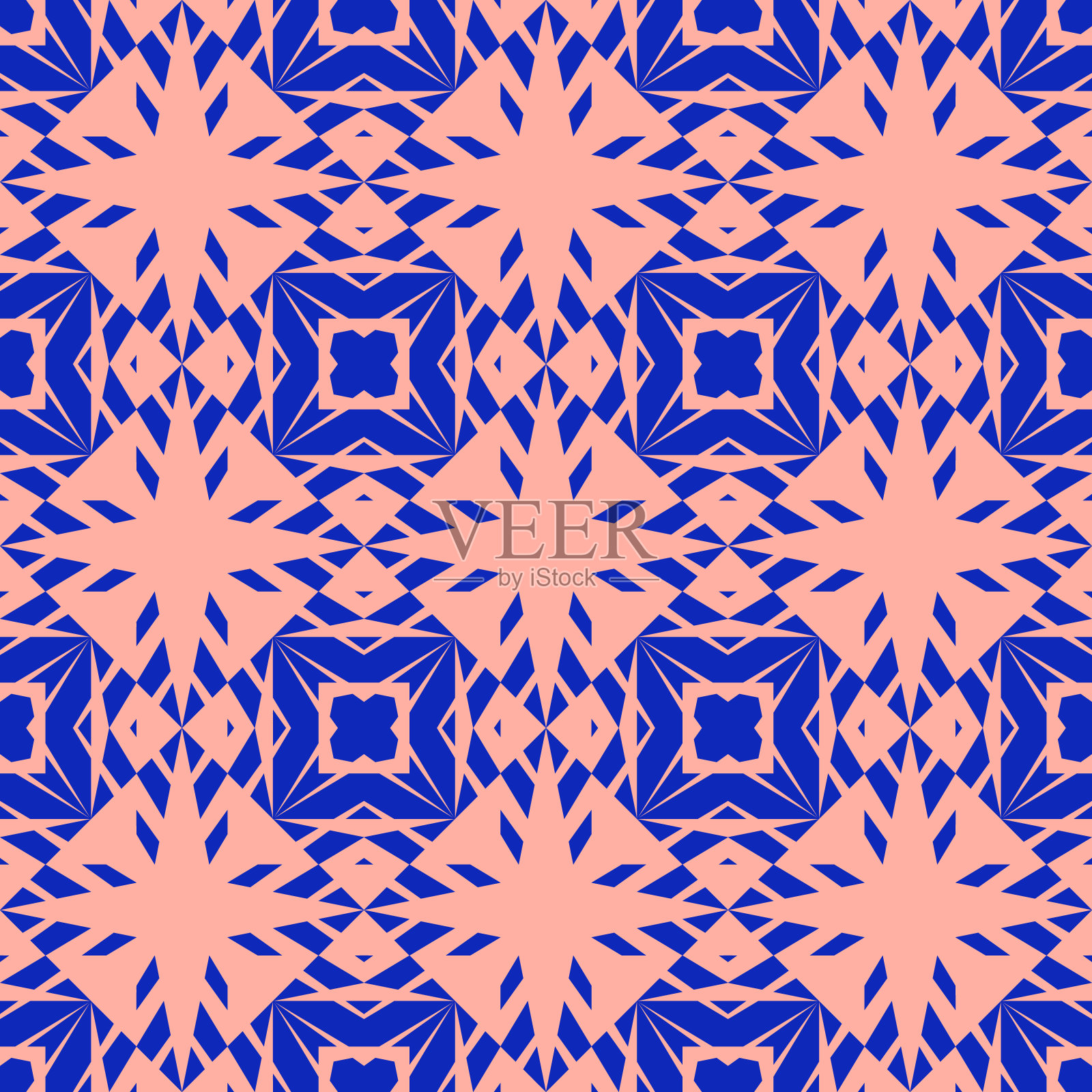 具有马赛克结构的矢量几何无缝图案。明亮的抽象结构插画图片素材