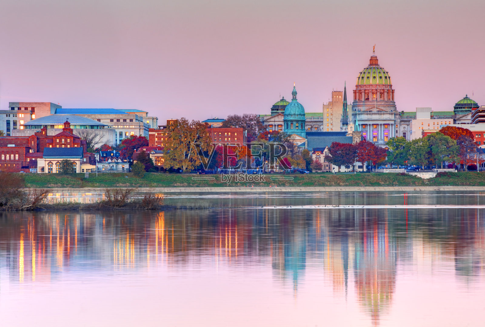 宾夕法尼亚州首府哈里斯堡照片摄影图片