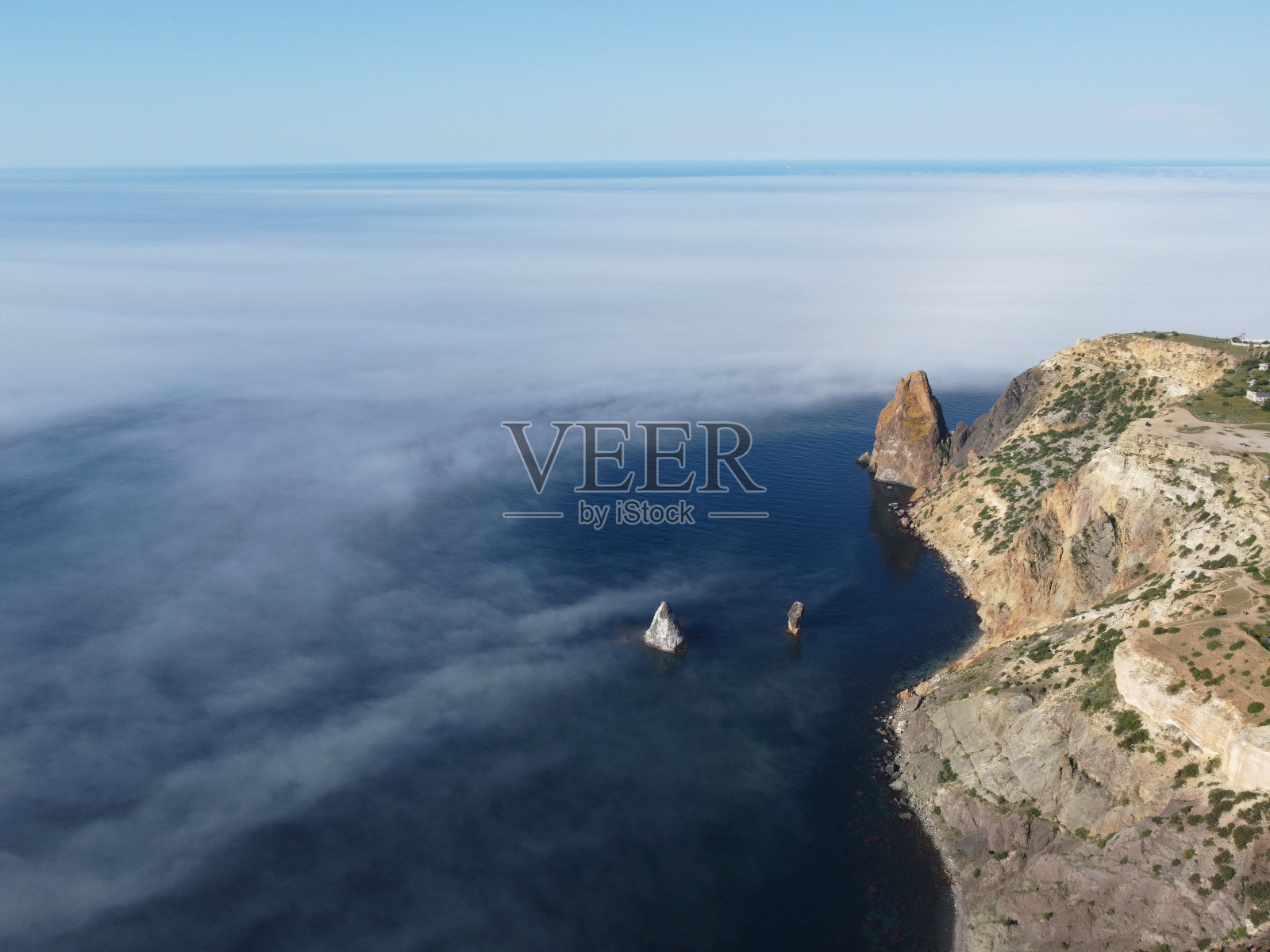 摘要大气性质夏季海洋日落海天背景。自然的天空组成。设计的元素。Sky替代复合材料。假日、度假、休闲的旗帜概念照片摄影图片