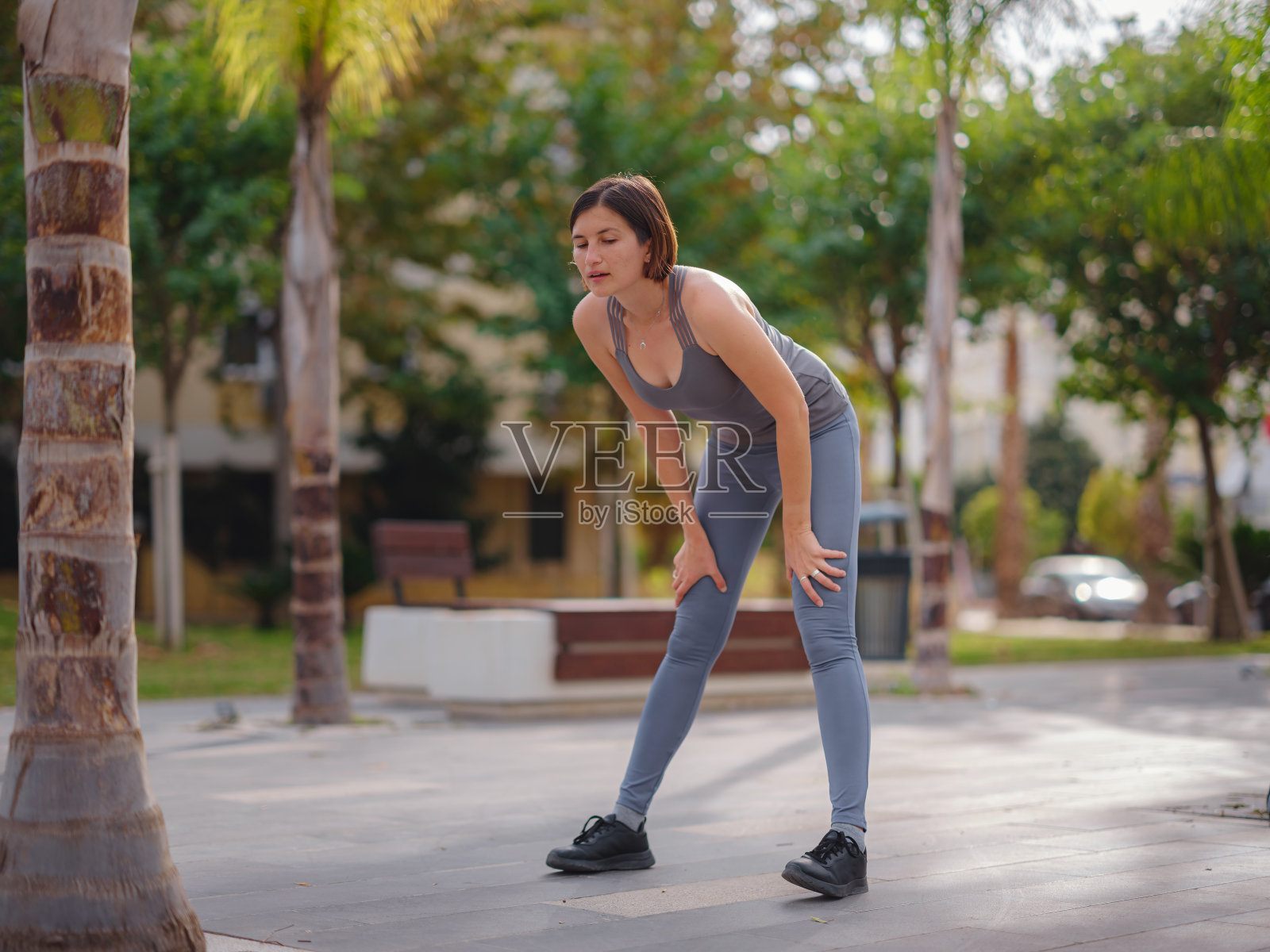 户外运动、健身、健康理念。照片摄影图片