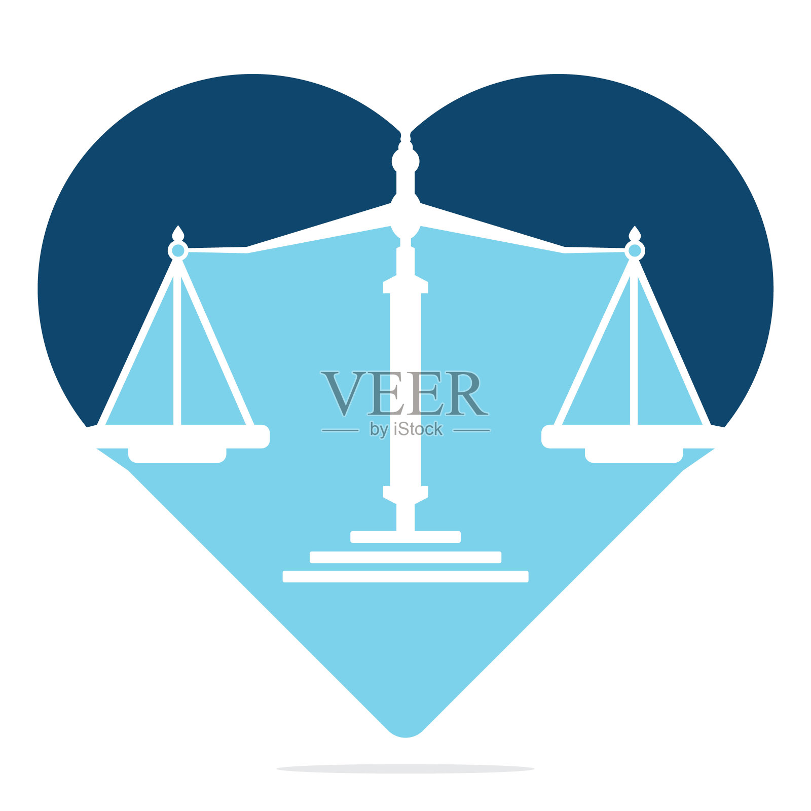 法律与律师事务所Logo设计插画图片素材