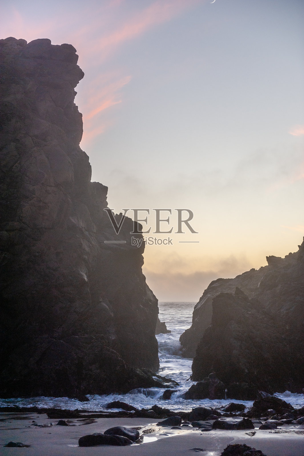 原始美丽的Pfeiffer海滩照片摄影图片