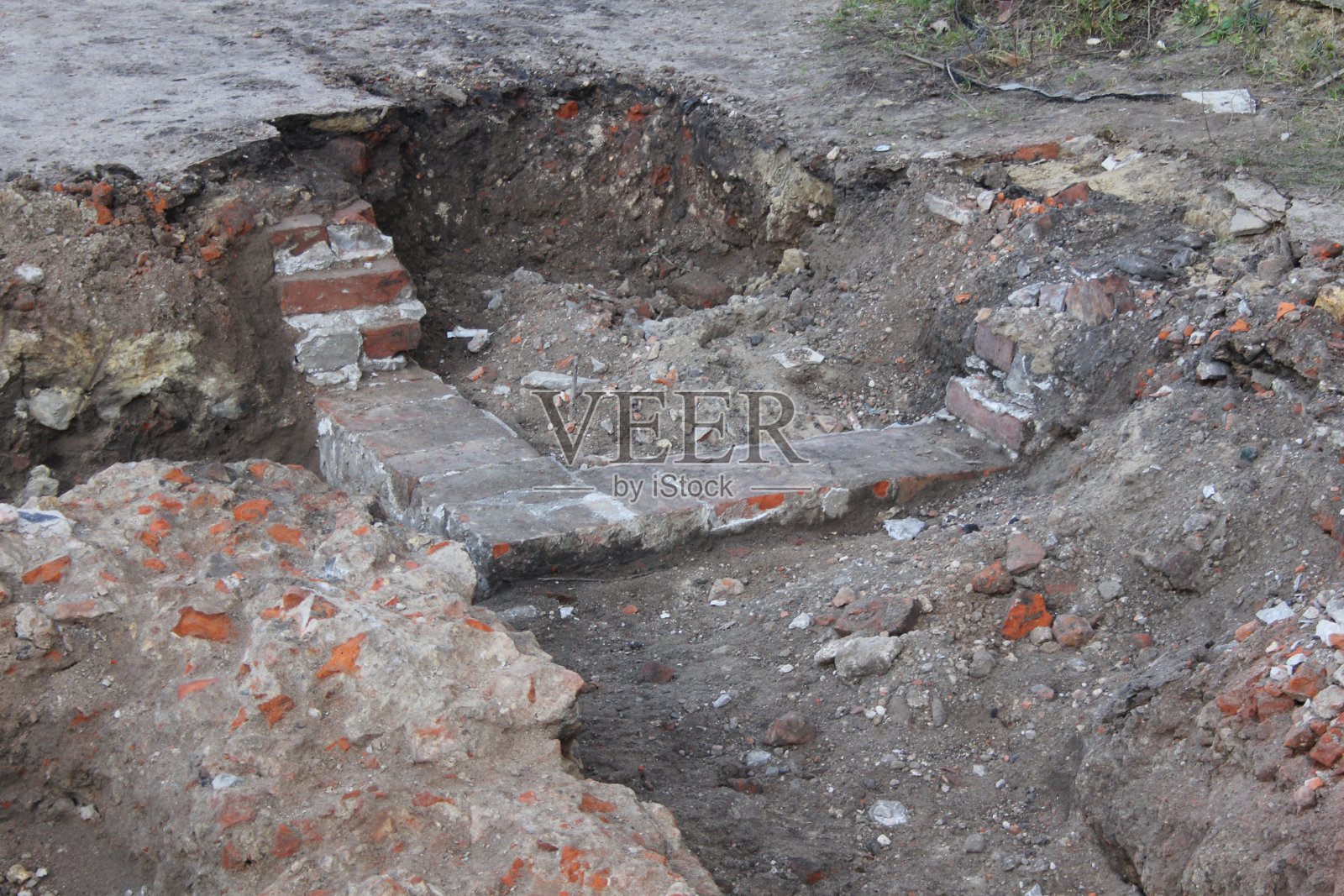 城市考古发掘照片摄影图片