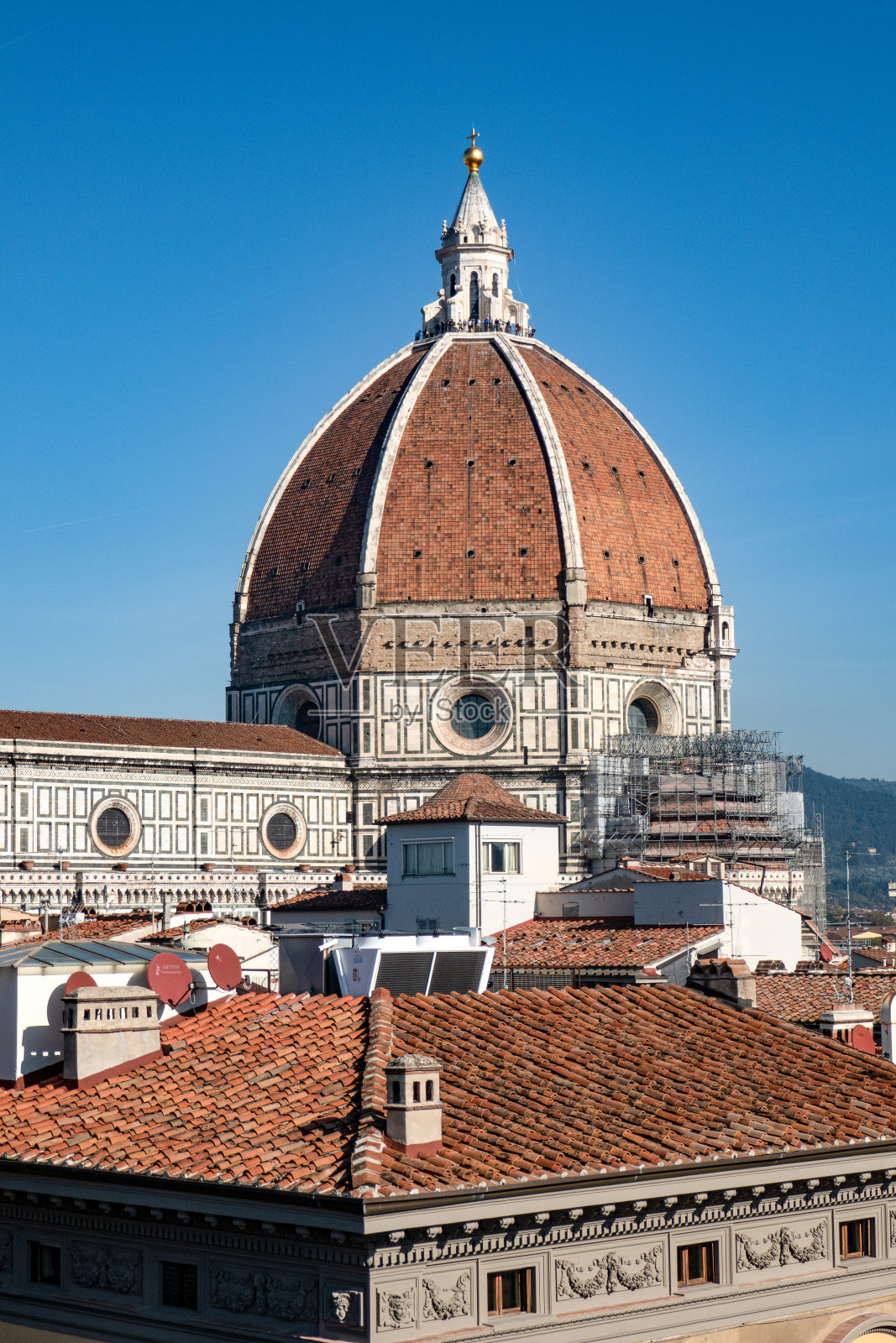 意大利佛罗伦萨鸟瞰图照片摄影图片