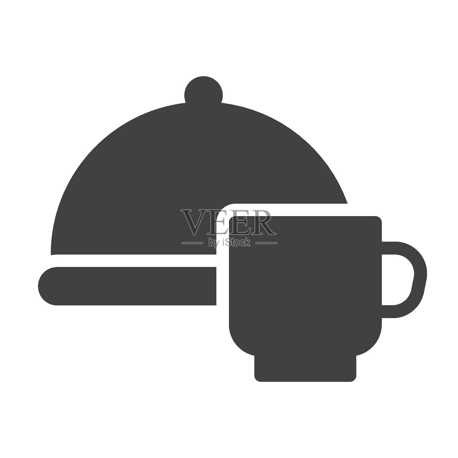 早餐服务矢量图标图标素材