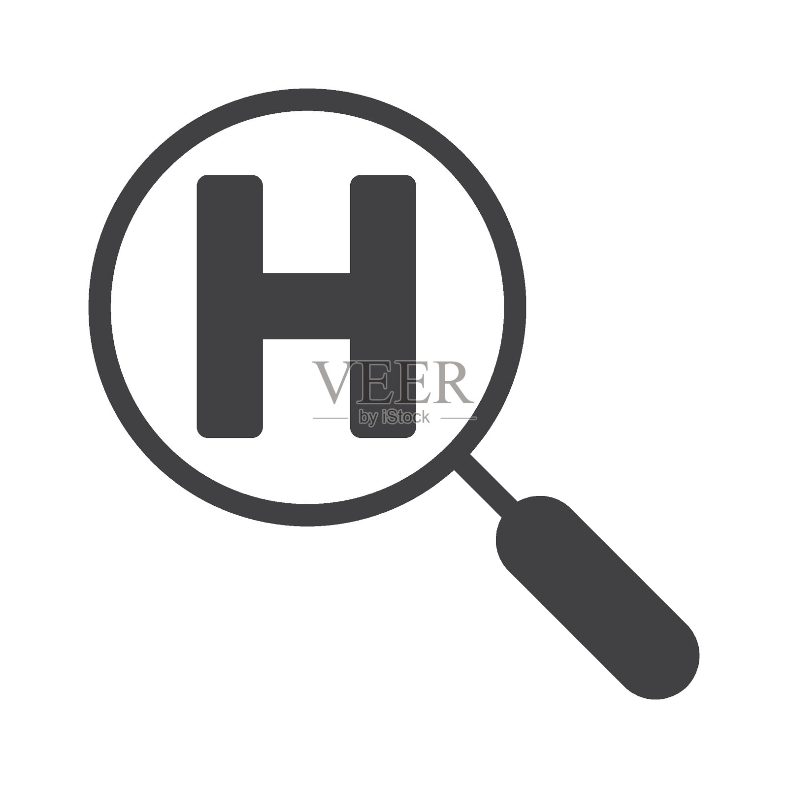 搜索酒店矢量图标插画图片素材