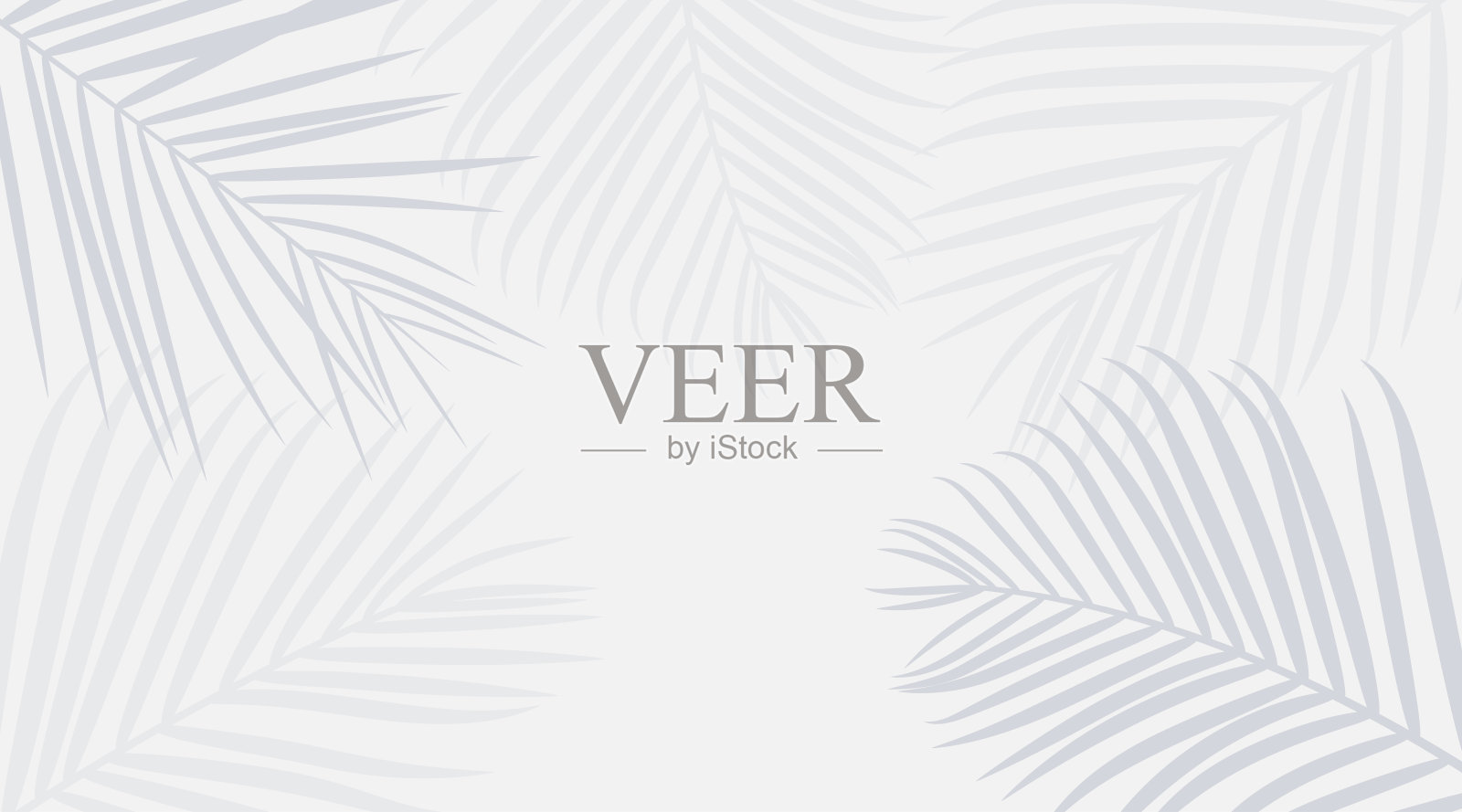 白色地板上热带棕榈叶的阴影。工作场所和在海滩上放松插画图片素材