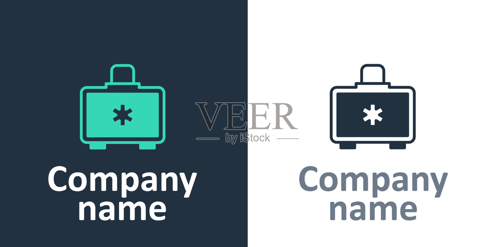 标志型急救箱图标孤立在白色上图标素材