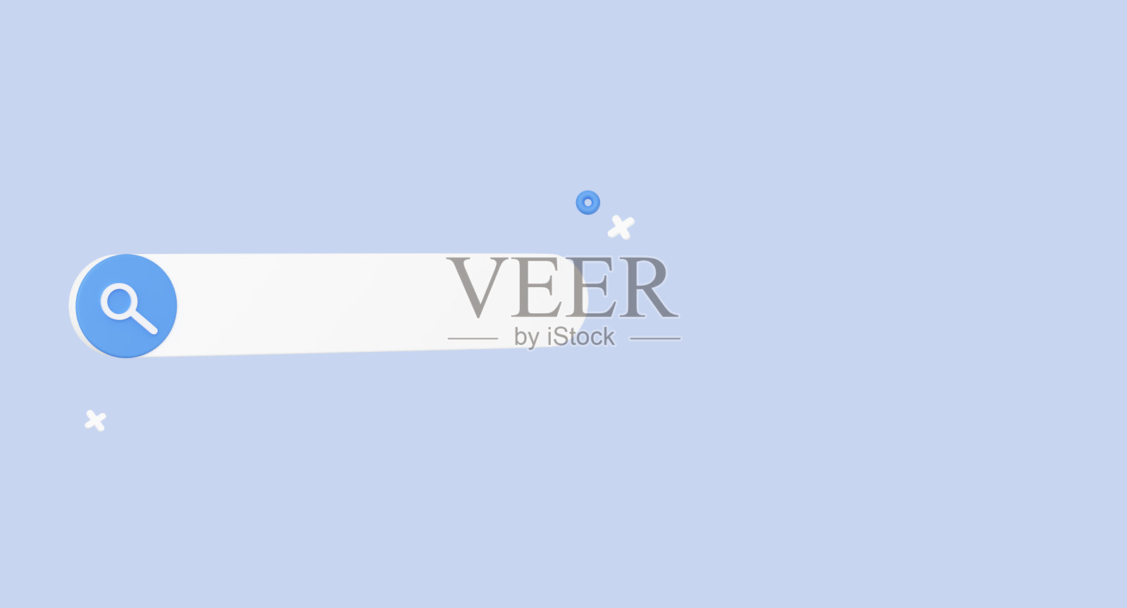 搜索栏设计元素与空的复制空间横幅模板。极简主义空白网页搜索。搜索地址和导航栏。三维渲染照片摄影图片