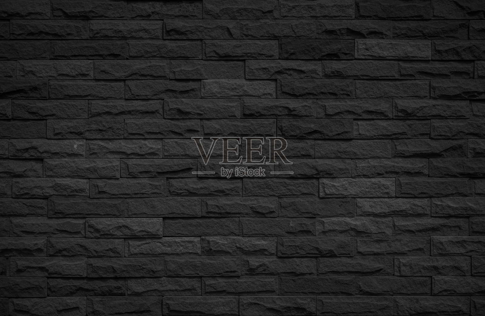 摘要深色砖墙纹理背景图案，砖墙表面纹理。室内旧的黑色砖漆干净的混凝土网格不均匀，家庭或办公室设计的背景装饰。照片摄影图片