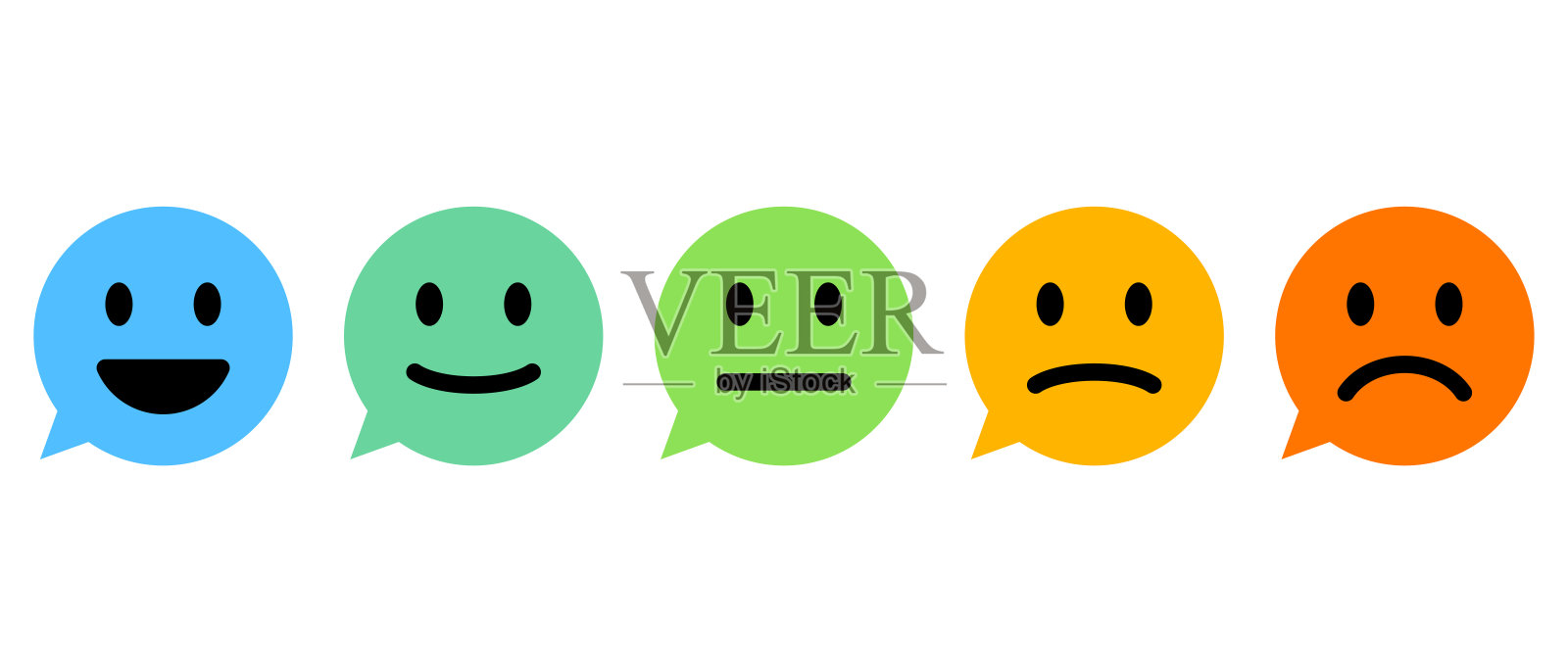 表达情绪的晴雨表插图图标素材