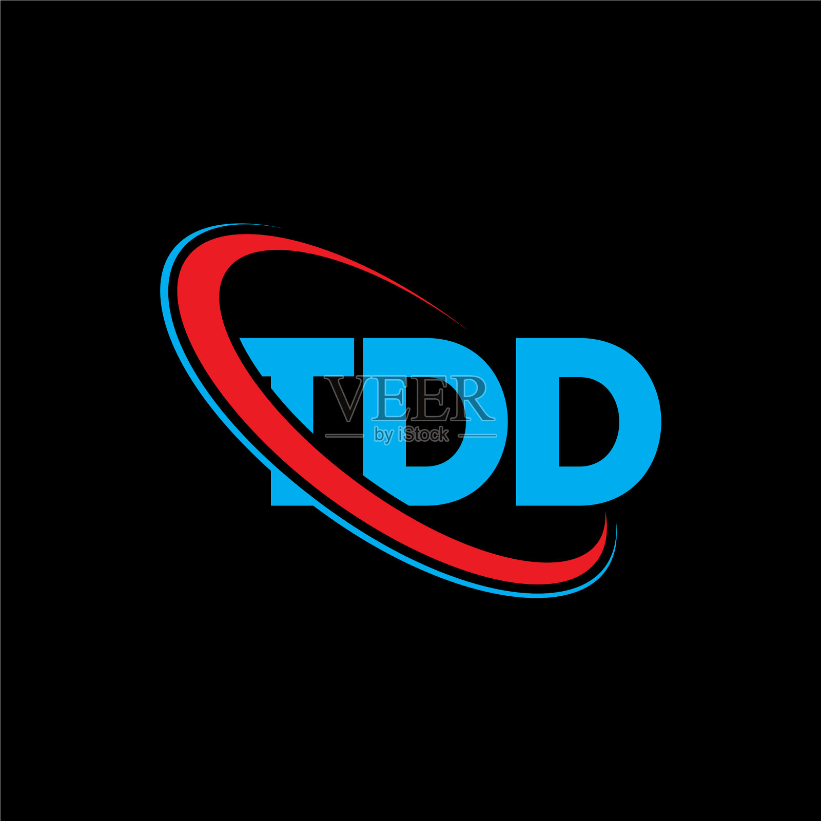 TDD logo TDD字母logo设计插画图片素材