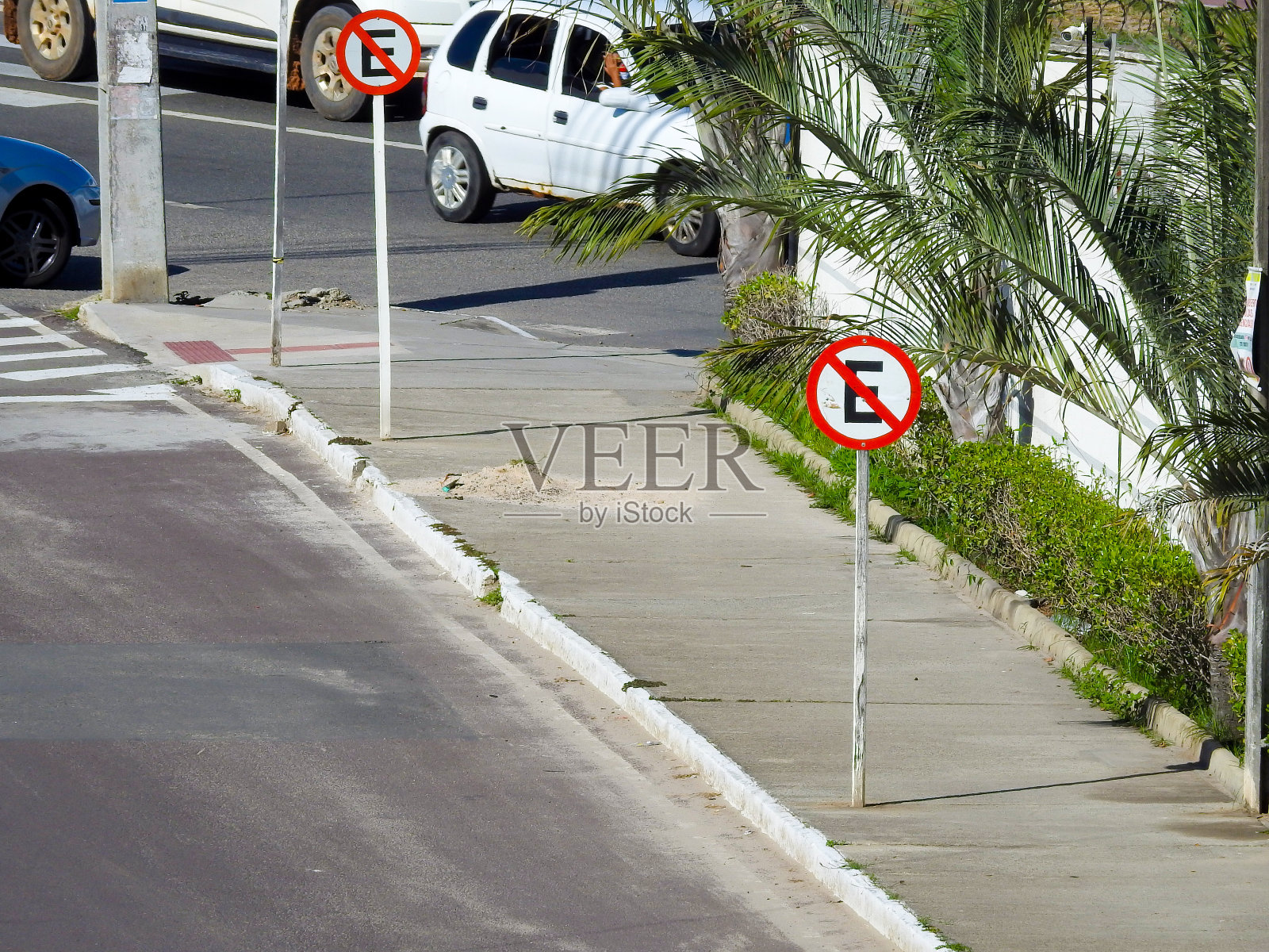 禁止停车照片摄影图片