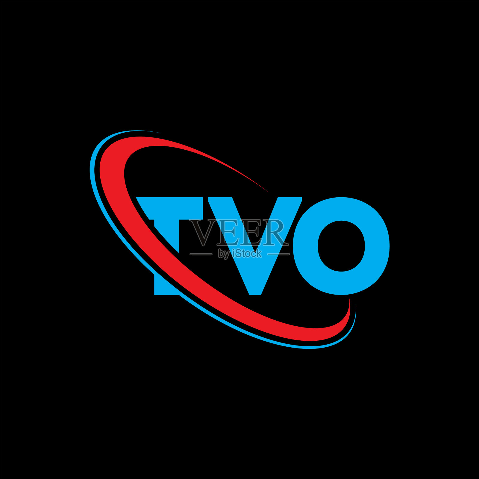 Tvo logo Tvo letter logo设计插画图片素材