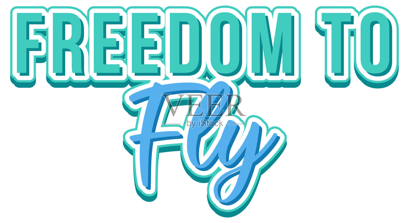 自由飞行排版设计插画图片素材