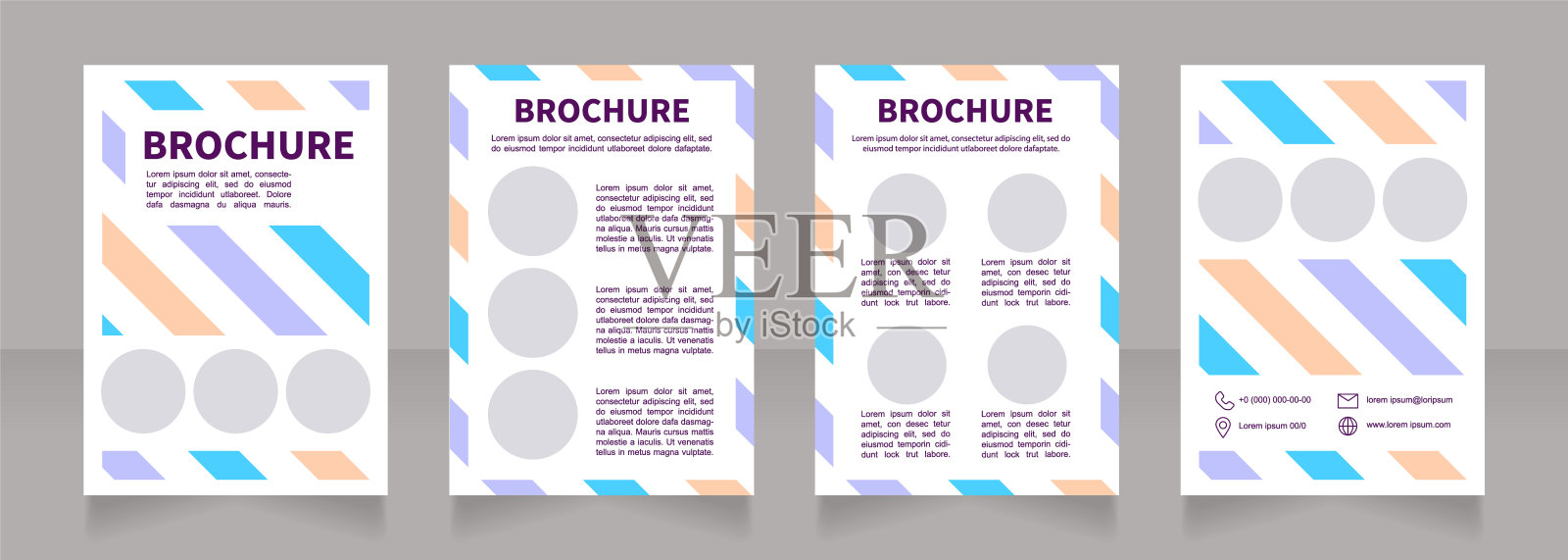 会所全家庭休闲空白画册设计设计模板素材