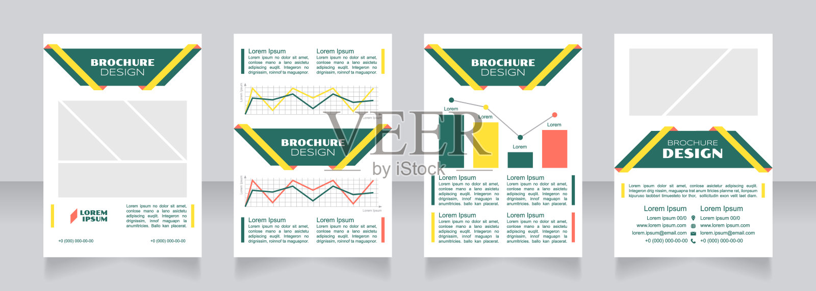 商业周期空白宣传册设计设计模板素材