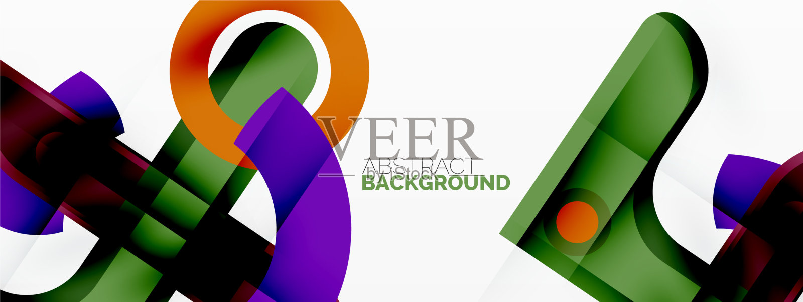 彩色几何条纹线条抽象背景插画图片素材