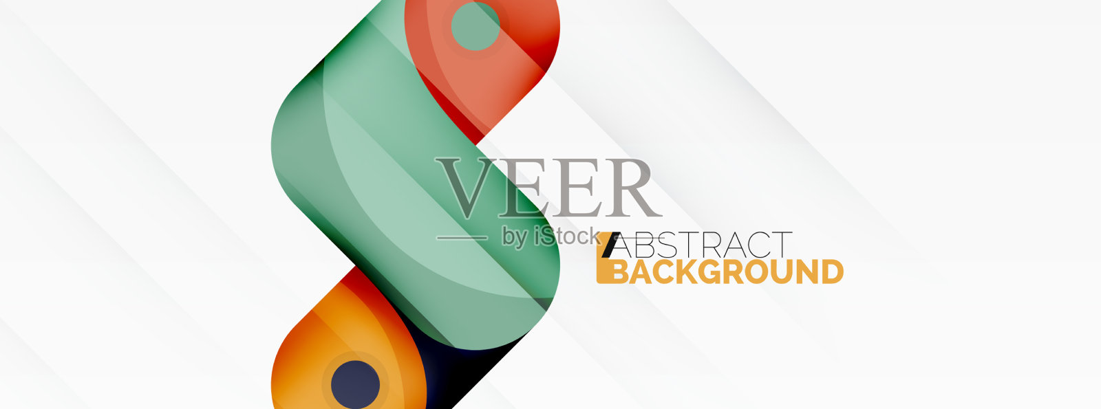 创意几何壁纸圆形箭头形状设计模板素材