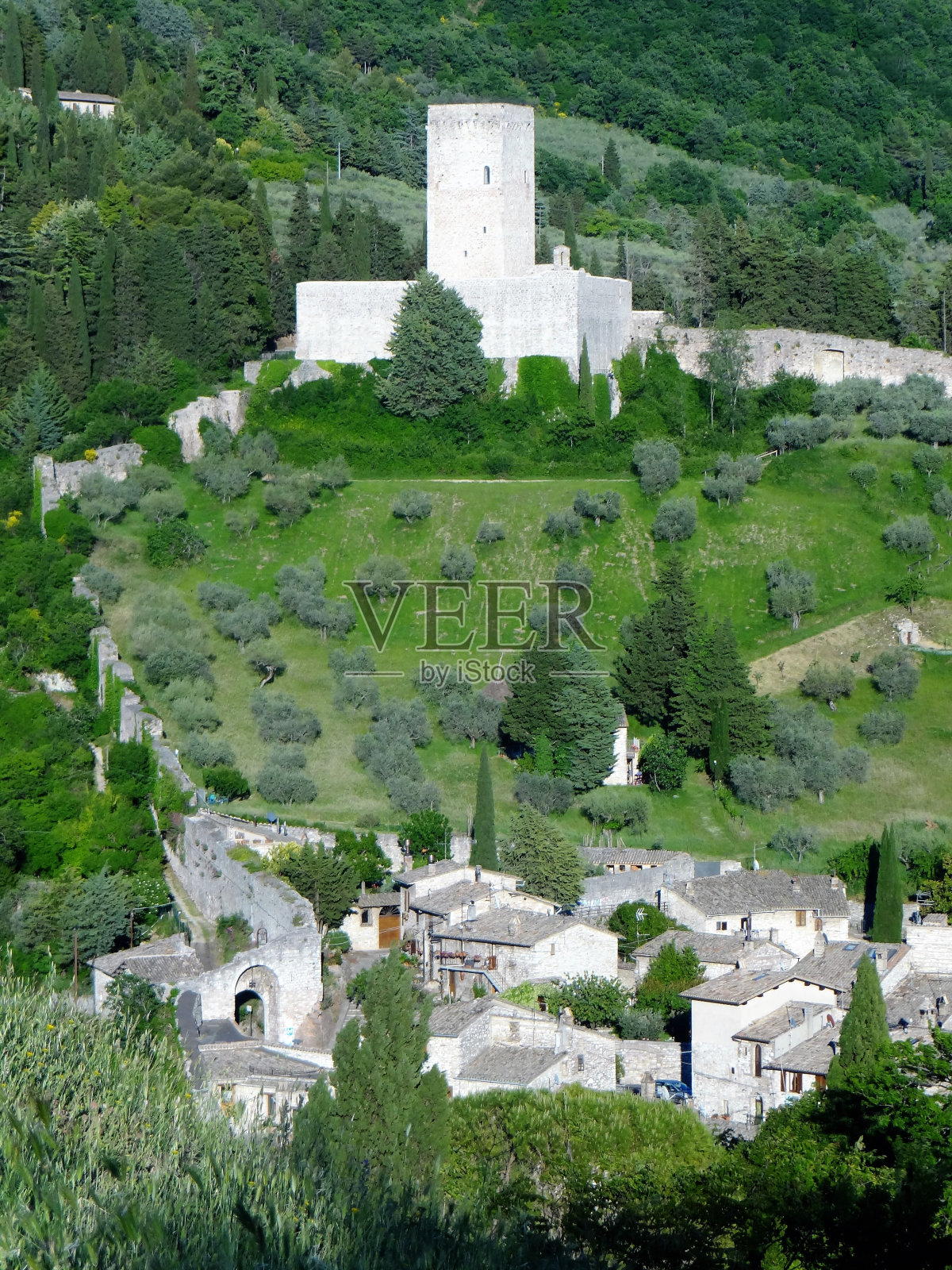 意大利，乌姆布里亚西照片摄影图片