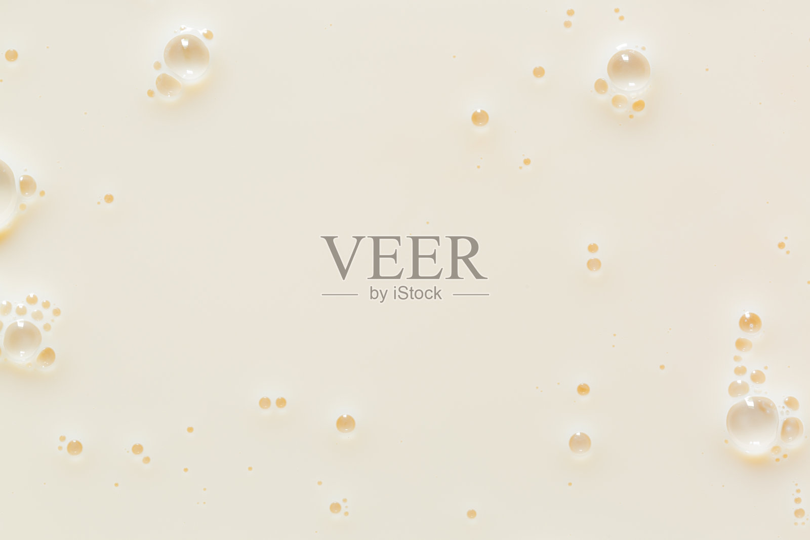 宏观豆奶质地，豆奶泡沫背景俯视图近距离观看照片摄影图片