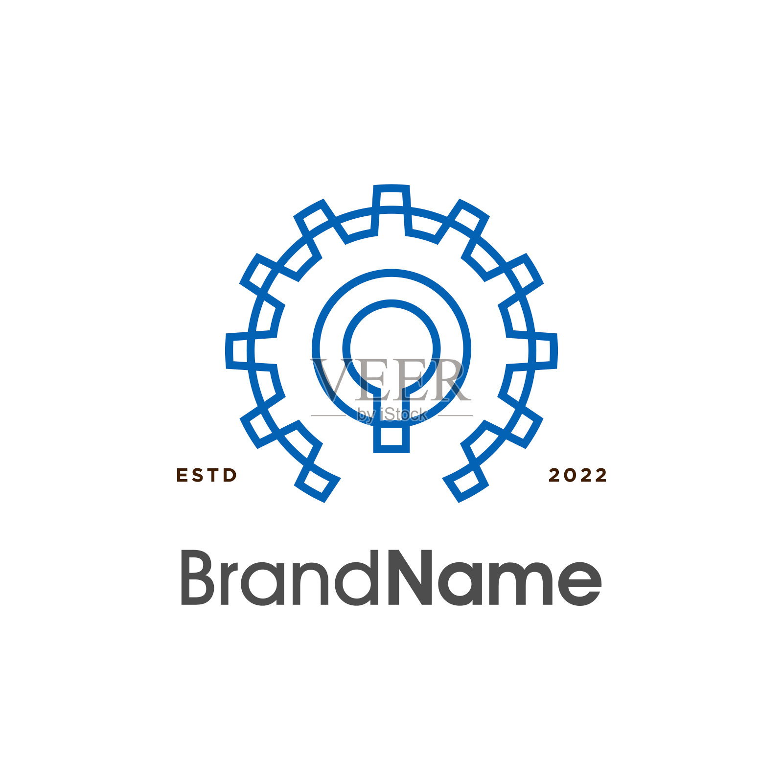 O齿轮标志插画图片素材