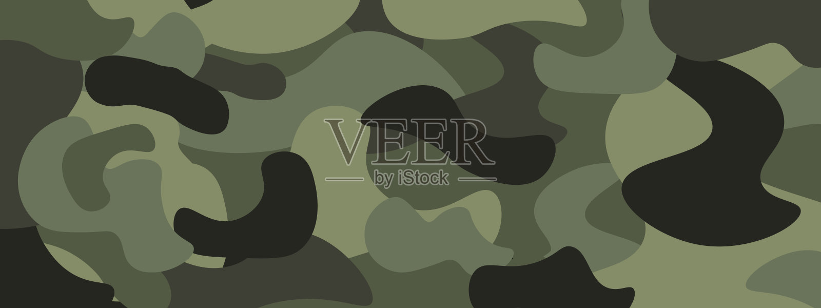 伪装的纹理。纹理军事伪装重复无缝军队绿色狩猎。插画图片素材