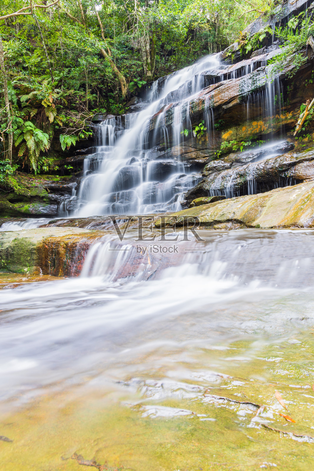 瀑布和国家公园照片摄影图片