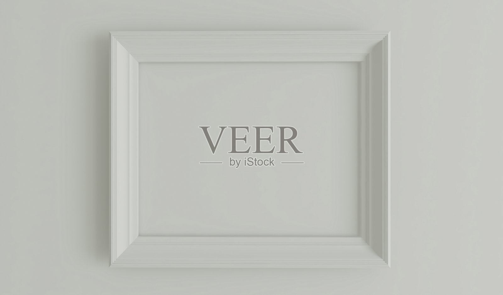 空水平相框人像背景3D渲染照片摄影图片