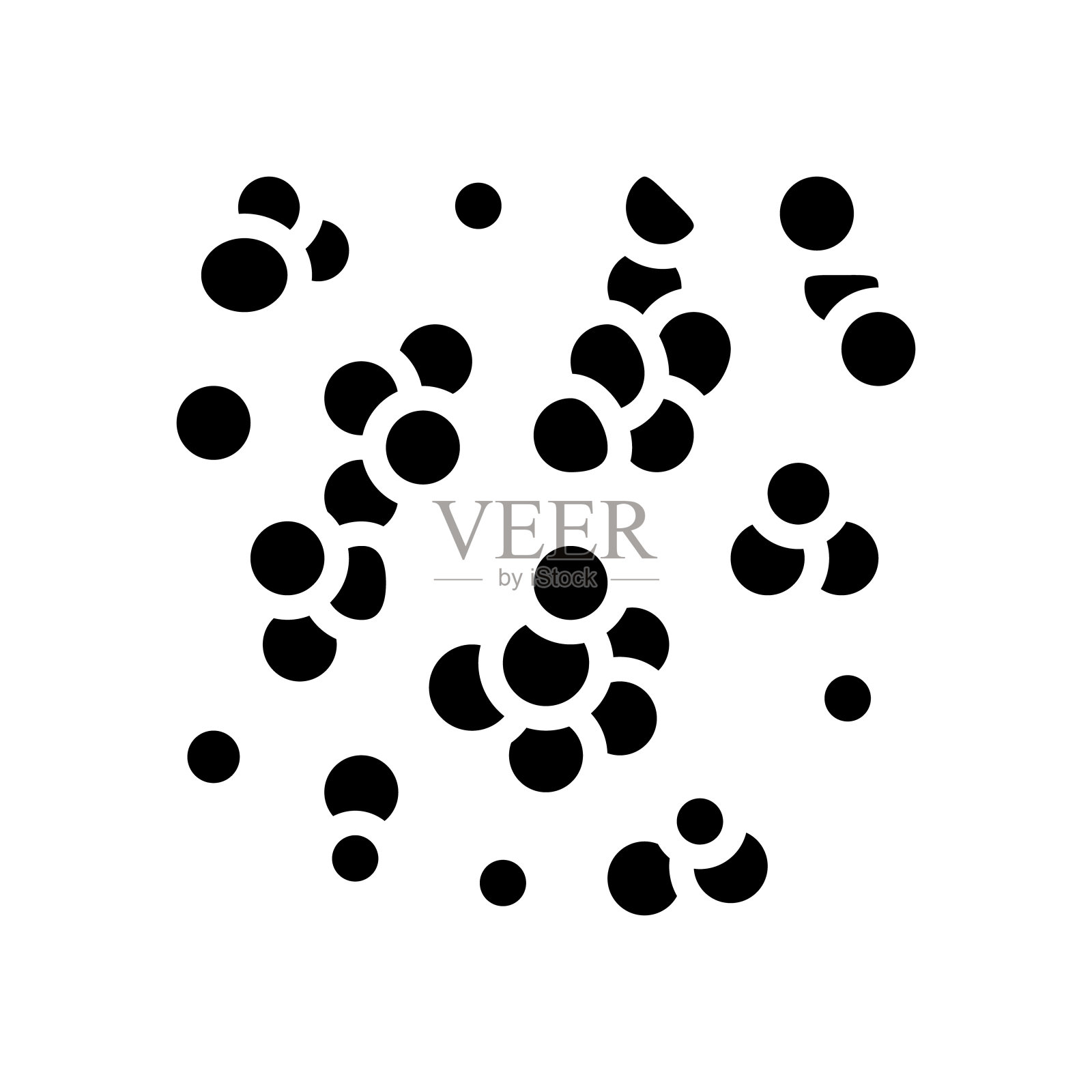 扁豆坚果字形图标矢量插图插画图片素材