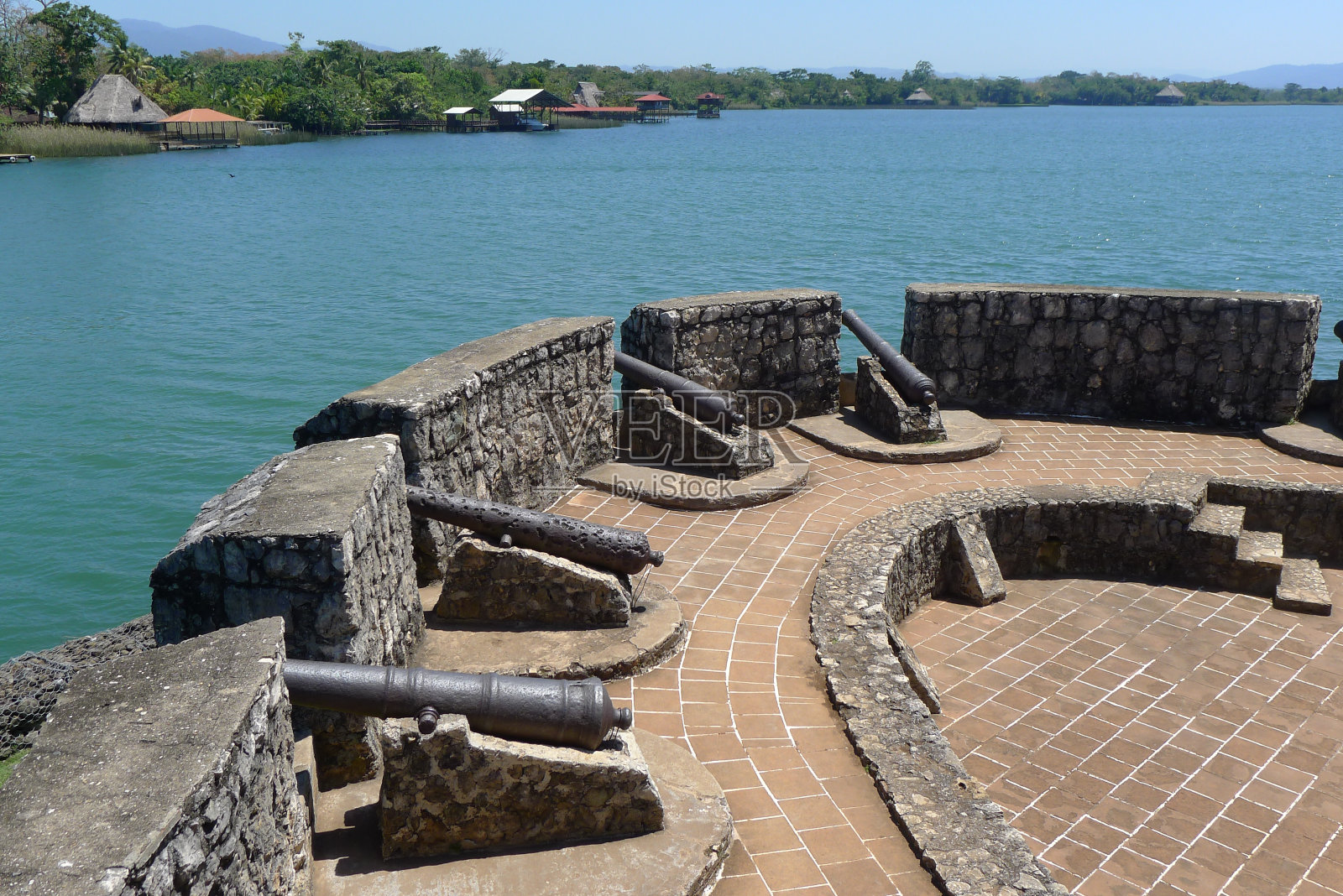 拉腊圣费利佩城堡炮台照片摄影图片